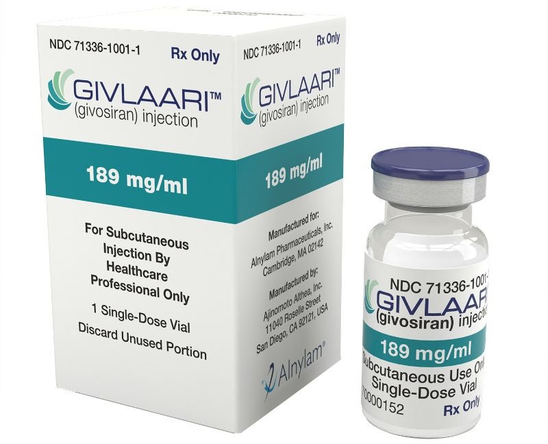 Alnylam’s Givlaari secures FDA approval for acute hepatic porphyria