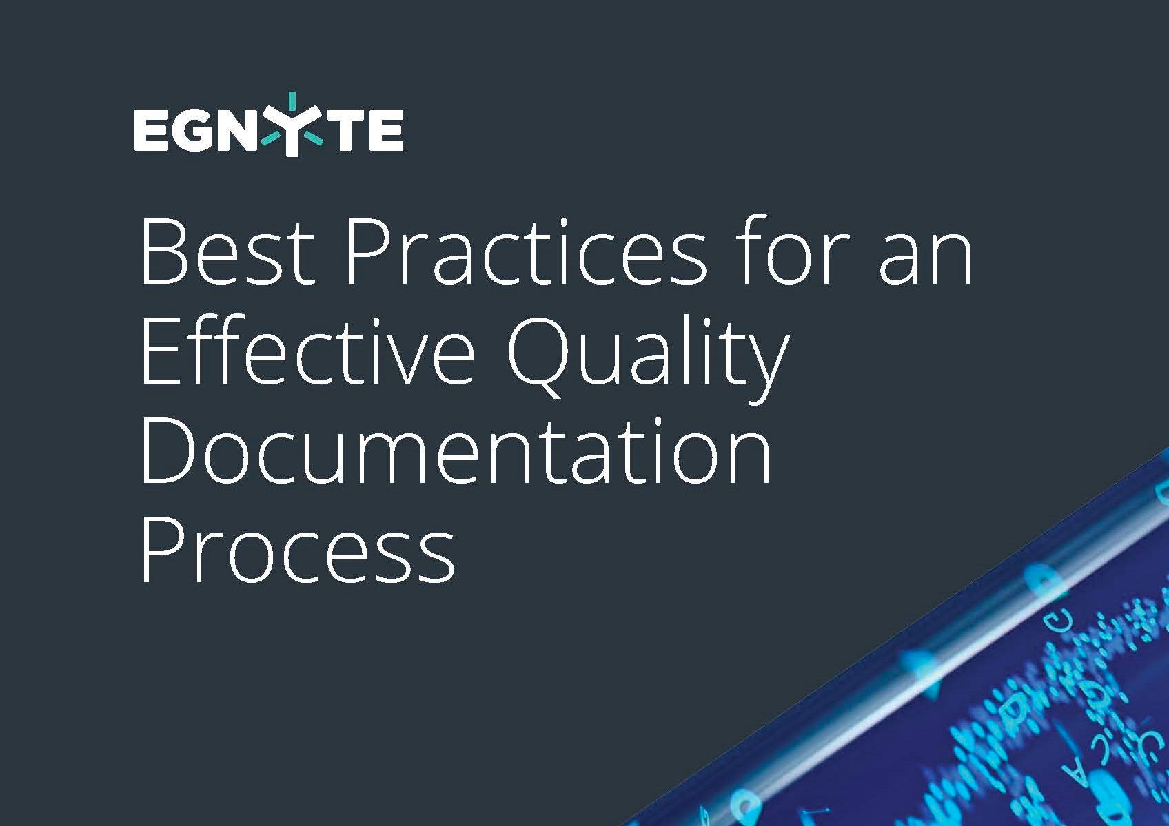 Best Practices for an Effective Quality Documentation Process