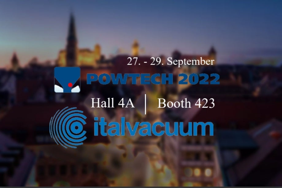 Italvacuum at POWTECH Exhibition, 27-29 September