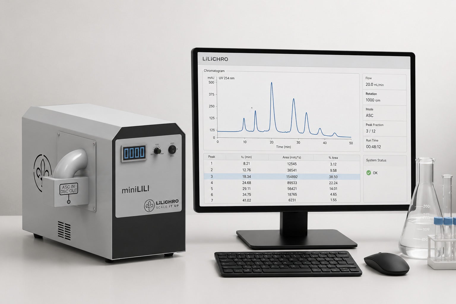 midiLiLi: Gram-Scale Preparative CPC for Laboratory Purification