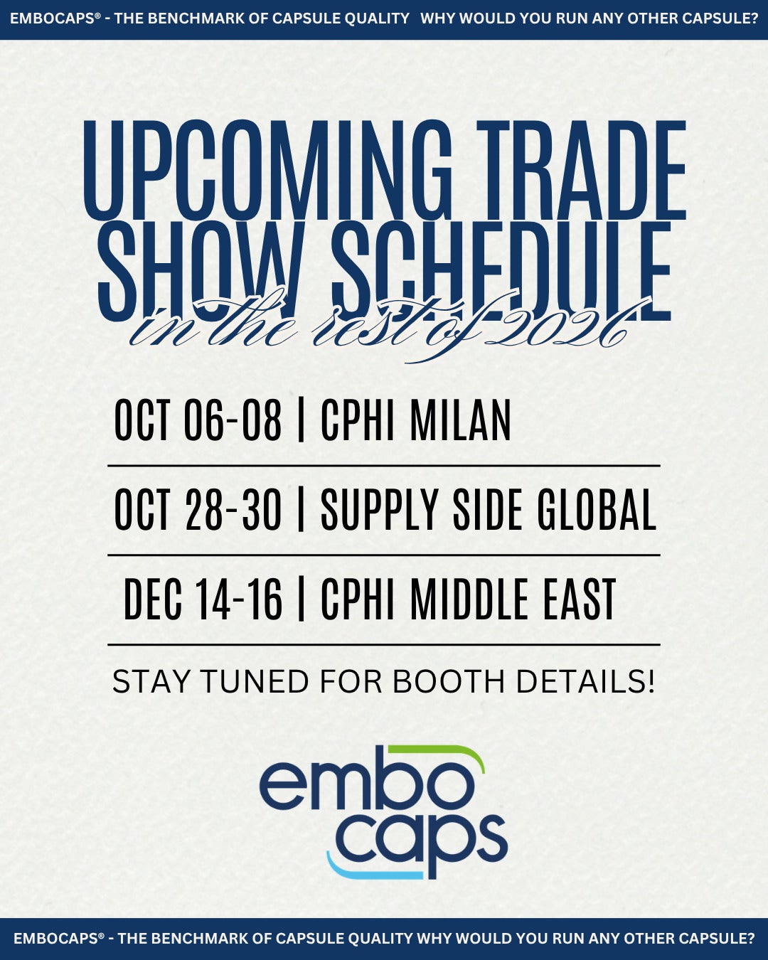 EMBOCAPS global events