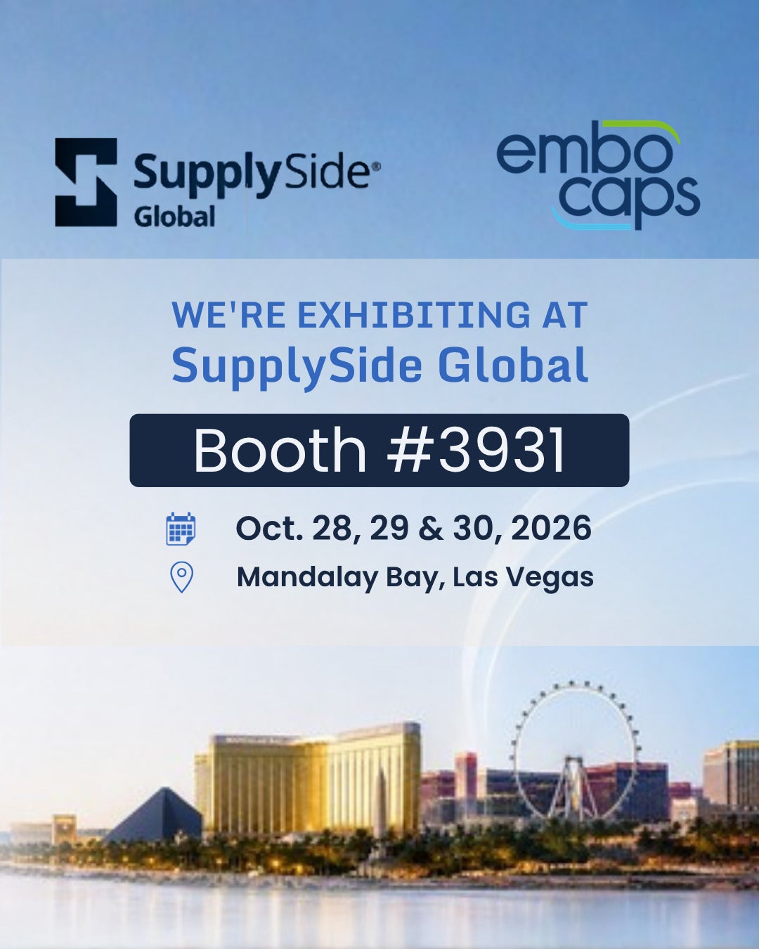 Find EMBOCAPS®  at SupplySide Global 2026-feature-image