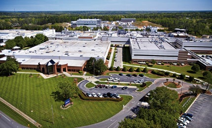 Aerial view of the Clayton complex.