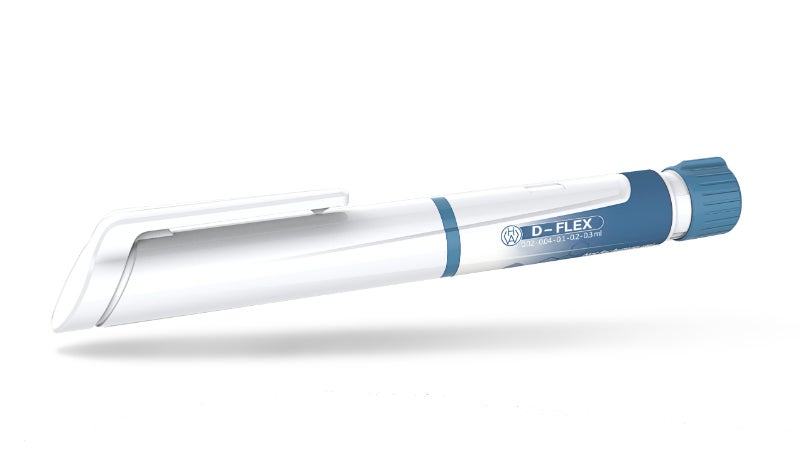 Disposable pen for injection