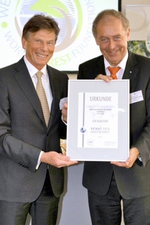 Dr. Franz Josef Radermacher with Bernd M. Stütz.
